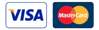 We accept Visa and MasterCard